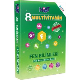 Binot Yayınları 8. Sınıf LGS 1. Dönem Fen Bilimleri Multivitamin 12 Branş Bitirme Sınavı