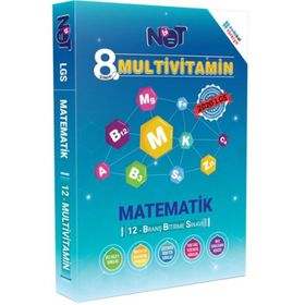 Binot Yayınları 8. Sınıf LGS 1. Dönem Matematik Multivitamin 12 Branş Bitirme Sınavı