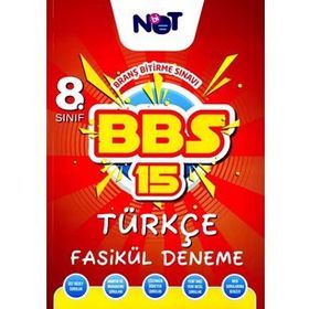 Binot Yayınları 8. Sınıf LGS Türkçe BBS 15 Fasikül Deneme
