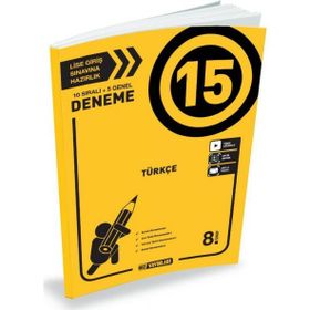 Binot Yayınları 8. Sınıf LGS Türkçe BBS 15 Fasikül Deneme