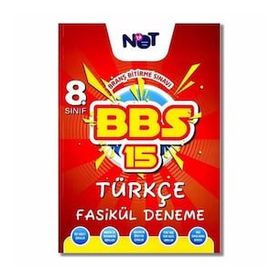Binot Yayınları 8. Sınıf LGS Türkçe BBS 15 Fasikül Deneme