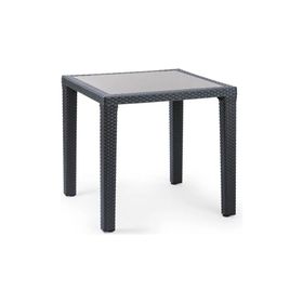 Bintaş Mobilya Antrasit 80x80 cm Bahçe Masası