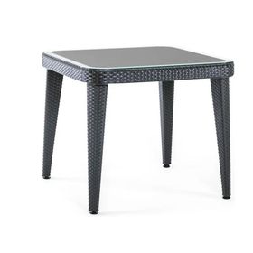 Bintaş Mobilya Antrasit 90x90 cm Bahçe Masası