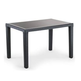 Bintaş Mobilya Antrasit Dış Mekan 120x80 cm Bahçe Masası