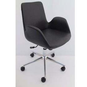 Bintaş Mobilya Hava Siyah Deri Ofis Çalışma Koltuğu