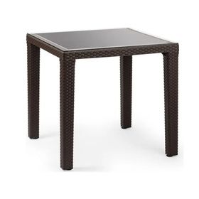 Bintaş Mobilya Venge Rengi Dış Mekan 80x80 cm Bahçe Cafe Masası