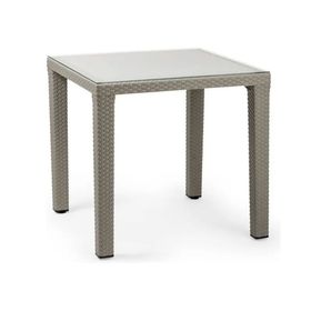 Bintaş Mobilya Vizon Renk Dış Mekan 80x80 cm Bahçe Cafe Masası