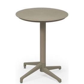 Bintaş Mobilya Yuvarlak Vizon Renk 60 cm Bahçe Cafe Masası