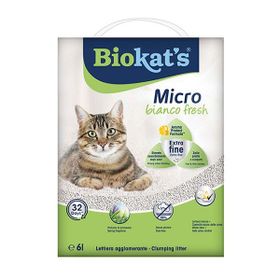 Bio Cat's Micro Fresh Bahar Kokulu Topaklanan Doğal 6 lt Kedi Kumu