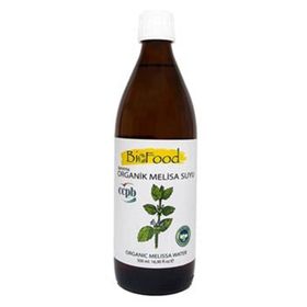Bio Food Damıtma Organik 500 ml Melisa Suyu