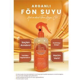 Bio Keratin Gold Arganlı 400 ml Çift Fazlı Fön Suyu