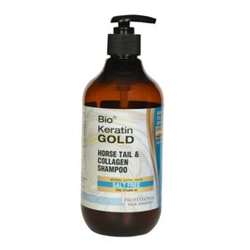 Bio Keratin Gold At Kuyruğu Bitki Özlü 500 ml Tuzsuz Şampuan