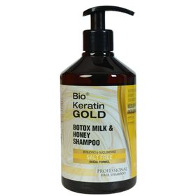 Bio Keratin Gold Süt ve Bal Özlü Onarıcı 500 ml Tuzsuz Şampuan