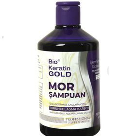 Bio Keratin Gold Turunculaşma Karşıtı 500 ml Mor Şampuan