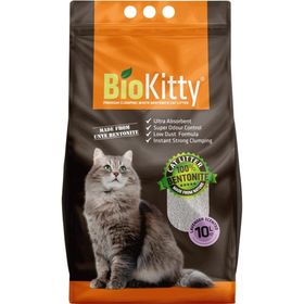 Bio Kitty 10 lt Baby Powder Bebek Pudralı İnce Taneli Kedi Kumu