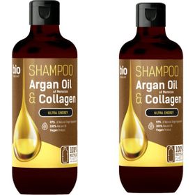 Bio Naturell 2x355 ml %97 Organik Argan Oil Collagen Canlandırıcı Şampuan