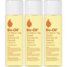 Bio-Oil 3x125 ml Çatlak Karşıtı ve Natural Cilt Bakım Yağı