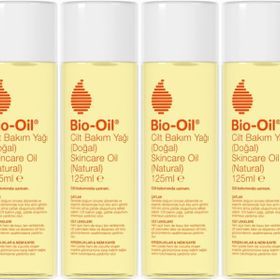 Bio-Oil 4x125 ml Çatlak Karşıtı ve Natural Cilt Bakım Yağı