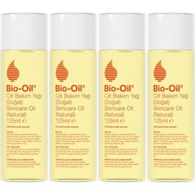Bio-Oil 4x125 ml Çatlak Karşıtı ve Natural Cilt Bakım Yağı