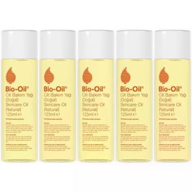 Bio-Oil 5x125 ml Çatlak Karşıtı ve Natural Cilt Bakım Yağı