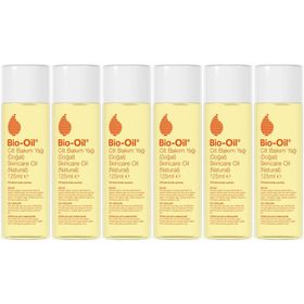 Bio-Oil 6x125 ml Çatlak Karşıtı ve Natural Cilt Bakım Yağı