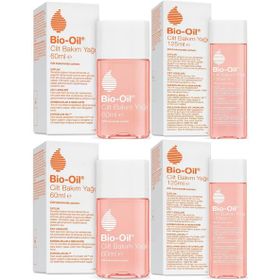 Bio-Oil Çatlak Oluşumunu Önleyici Cilt Bakım Yağı 125 ml+60 ml Karma 4'lü Set