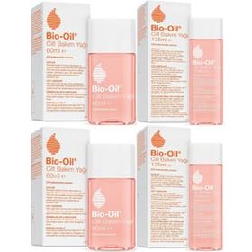 Bio-Oil Çatlak Oluşumunu Önleyici Cilt Bakım Yağı 125 ml+60 ml Karma 4'lü Set