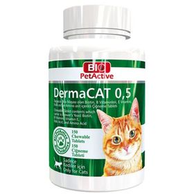 Bio PetActive 150 Tablet Dermacat Kediler İçin Sarımsaklı Bira Mayası Tableti