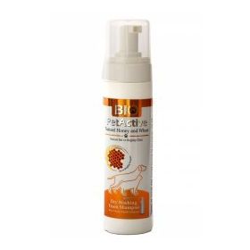 Bio PetActive 200 ml Naturel Ballı Kuru Yıkama Köpük Şampuan