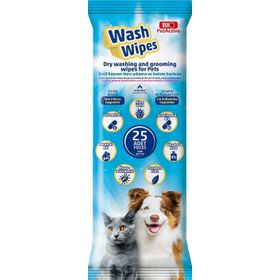 Bio PetActive 25'li Bio Wash Wipes Islak Silme Havlusu