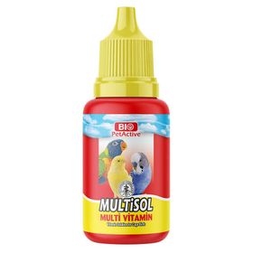 Bio PetActive 30 ml Multisol Kafes Kuşları İçin Vitamin Katkısı