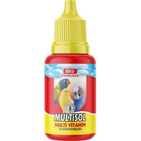 Bio PetActive 30 ml Multisol Kafes Kuşları İçin Vitamin Katkısı