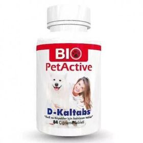 Bio PetActive 84 Tableti D-Kaltabs Kedi ve Köpekler İçin Kalsiyum Tableti