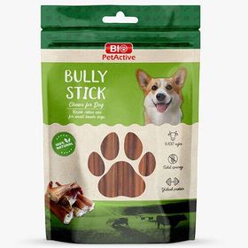 Bio PetActive Bully Stick Küçük Irk Sığır Kamışı 100 gr Köpek Ödülü