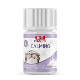 Bio PetActive Calming Kediler İçin Sakinleştirici 60 Adet Tablet