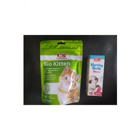 Bio PetActive Kitten Milk Powder 200 gr Yavru Kedi Süt Tozu + Nunbell 100 ml Kedi Köpek Biberonu