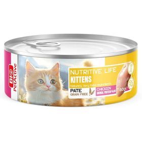 Bio PetActive Kitten Nutritive Life Tavuk Etli Ezme 80 gr Yavru Kedi Konservesi