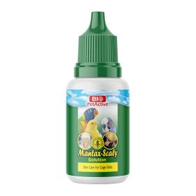 Bio PetActive Mantax-Scaly 20 ml Kafes Kuşları İçin Mantar ve Deri Bakım Solüsyonu