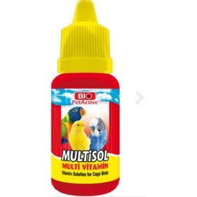 Bio PetActive Multisol 30 ml Kuş Vitamin