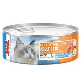 Bio PetActive Nutritive Life Somonlu Ezme 80 gr Kedi Konservesi