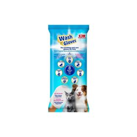 Bio PetActive Wash Gloves 8 Adet Köpek Temizlik Mendili