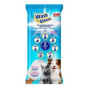 Bio PetActive Wash Gloves 8 Adet Köpek Temizlik Mendili