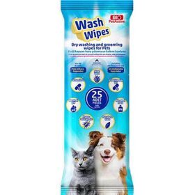 Bio PetActive Wash Wipes 25 Adet Köpek Temizlik Mendili