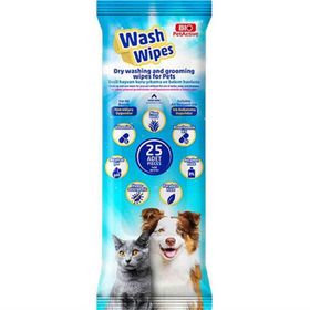 Bio PetActive Wash Wipes 25 Adet Köpek Temizlik Mendili