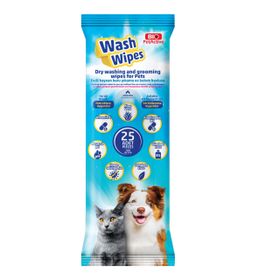 Bio PetActive Wash Wipes 25 Adet Kuru Yıkama ve Bakım Havlusu