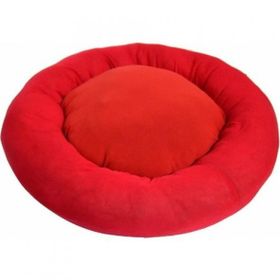 Bio Sand 50 cm Kırmızı Simit Kedi Köpek Yatağı