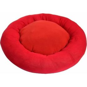 Bio Sand 50 cm Kırmızı Simit Kedi Köpek Yatağı