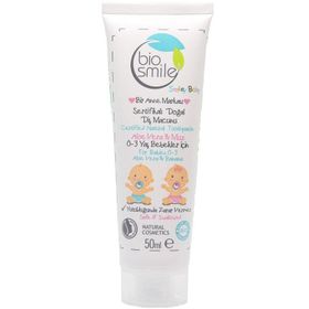 Bio Smile Aloe Vera-Muz Aromalı 50 ml 0-3 Yaş Organik Bebek Diş Macunu