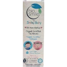 Bio Smile Aloe Vera-Muz Aromalı 50 ml 0-3 Yaş Organik Bebek Diş Macunu