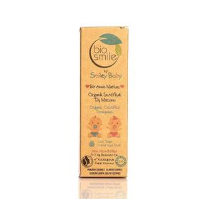 Bio Smile Aloe Vera-Muz Aromalı 50 ml 0-3 Yaş Organik Bebek Diş Macunu
